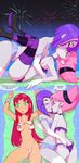  3girls ass character_request jinx kiss multiple_girls raven_(dc) starfire tagme teen_titans yuri 