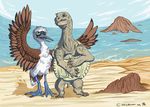  2015 4_fingers 4_toes avian beach beak biped bird blue_footed_booby blue_skin booby brown_eyes brown_feathers cel_shading claws cloud digital_drawing_(artwork) digital_media_(artwork) digitigrade duo feather_tuft feathers featureless_crotch feral footprints front_view full-length_portrait galapagos_tortoise green_eyes green_skin grey_beak grey_skin head_tuft long_neck looking_away looking_up multicolored_feathers multicolored_skin nude on_hind_legs open_mouth outside portrait quadruped reptile rock sand scalie sea seaside semi-anthro shell short_tail signature sky small_tail spread_wings starryspelunker tail_feathers toes tortoise tuft turtle two_tone_feathers two_tone_tail warts water webbed_feet white_feathers winged_arms wings wrinkles 