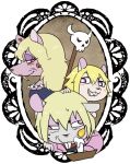  anthro blonde_hair blush breasts buckteeth candle clothed clothing female gregory_(gregory_horror_show) gregory_horror_show gregory_mama hair james_(ghs) male mammal minminsemi mouse rodent skull smile teeth 