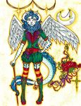  clothed clothing crossdressing dandy dracat girly herm intersex jewelry looking_at_viewer pencil_(artwork) standing traditional_media_(artwork) zorna_shadowlion 