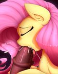  2017 animal_genitalia animal_penis balls cum cum_in_mouth cum_inside disembodied_penis duo equine equine_penis eyes_closed female feral fluttershy_(mlp) friendship_is_magic hair hi_res horse long_hair male male/female mammal medial_ring my_little_pony oral penis pink_hair pony sex solo_focus thebatfang tongue tongue_out 