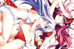  ass bikini bra endcard grisaia_no_kajitsu grisaia_no_rakuen kanzaki_karuna kazami_kazuki pantsu string_panties suou_amane swimsuits 