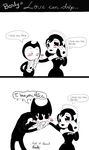  alice_angel batim bendy bendy_and_the_ink_machine bendydevildarling bendythedancingdemon bendyxalice fancomic inkybendy lovecandrip nyarengadget romantic themeatly 