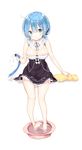  absurdres ahoge alternate_hairstyle bad_feet bad_id bad_pixiv_id bare_arms bare_legs barefoot blue_eyes blue_hair blush bow breasts cleavage container detached_collar dress full_body hair_between_eyes hair_ornament highres holding_hose hose large_breasts looking_at_viewer maid ongyageum re:zero_kara_hajimeru_isekai_seikatsu rem_(re:zero) short_hair simple_background sketch smile soaking_feet solo towel water wet wet_clothes white_background white_bow x_hair_ornament yellow_towel 