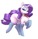  bigdad clothing equine female feral friendship_is_magic horn legwear looking_at_viewer mammal my_little_pony rarity_(mlp) solo standing thick_thighs thigh_highs unicorn 