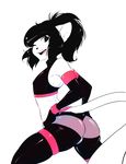  &lt;3 &lt;3_eyes anthro bulge clothed clothing crossdressing feline girly hi_res looking_at_viewer male mammal mercy_(suelix) one_eye_closed open_mouth panties rubber smile solo suelix underwear vinyl wink 