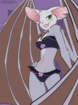  2016 anthro bat big_ears big_eyes blush bra breasts casparr chest_tuft clothed clothing cute digital_media_(artwork) ellise_the_bat fangs female fluffy fur fuzzy green_eyes grey_fur hair lingerie looking_at_viewer mammal membranous_wings miniskirt navel one_eye_closed open_mouth panties pink_nose purple_background short_hair simple_background skirt smile solo standing teeth tongue tuft underwear white_fur wings 