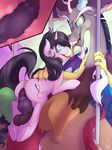  2016 animal_genitalia animal_penis anus balls black_hair blue_feathers butt cutie_mark discord_(mlp) dock draconequus drooling duo ear_piercing equine equine_penis erection fan_character feathered_wings feathers female female_on_top feral friendship_is_magic fur hair hi_res horn hybrid_penis hypnosis internal interspecies knot knotted_equine_penis long_tongue male male/female male_penetrating mammal meggchan membranous_wings mind_control my_little_pony on_top open_mouth penetration penis piercing puffy_anus pussy raised_tail saliva sex spiral_eyes spread_legs spreading teeth tongue tongue_out underhoof unicorn vaginal vaginal_penetration wings 