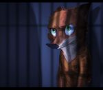  2017 anthro canine clothed clothing disney fox green_eyes male mammal nick_wilde prison prison_jumpsuit prison_uniform solo sprinkah zootopia 