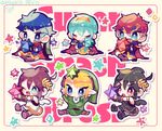  black_hair blonde_hair blue_eyes blue_hair blush brown_hair cape dark_pit fire_emblem fire_emblem:_fuuin_no_tsurugi fire_emblem:_monshou_no_nazo fire_emblem:_souen_no_kiseki gloves hat headband ike kid_icarus kid_icarus_uprising link male_focus marth multiple_boys pit_(kid_icarus) pointy_ears red_eyes red_hair repikinoko roy_(fire_emblem) short_hair smile super_smash_bros. the_legend_of_zelda the_legend_of_zelda:_twilight_princess tiara wings 