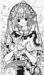  clamp kinomoto_sakura monochrome paper_texture tsubasa_reservoir_chronicle 