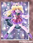  2pcolor akazukin_chacha dark_princess magical_princess open_mouth standing 