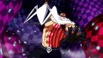  2boys animated animated_gif charlotte_katakuri monkey_d_luffy multiple_boys one_piece weapon 