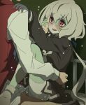  1boy 1girl blush censored hetero konno_junko long_hair mosaic_censoring penis red_eyes sex solo tatsumi_koutarou tomu_(tomubobu) vaginal white_hair zombie zombie_land_saga 