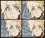  1girl blonde_hair character_request overwatch solo splashbrush tagme 