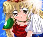  akazukin_chacha blonde_hair closed_mouth look_down magical_princess open_eyes 