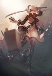  ass dress heels instant-ip leotard nier_automata sword thighhighs torn_clothes yorha_no.2_type_b 