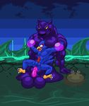  2016 3_toes abs anal anal_penetration animated anthro anthro_on_anthro avian balls beak bird blue_hair blue_skin cum cum_in_ass cum_inside cumshot digital_media_(artwork) duo ejaculation erection falco_lombardi feline forced ghost goo_creature hair hands-free hungothenomster interspecies looking_down male male/male mammal muscular nintendo no_sound open_mouth orgasm orgasm_face panther penetration penis penis_tentacles phantasm pink_penis pixel_(artwork) purple_skin rape red_penis sharp_teeth sitting smile spirit spread_legs spreading star_fox tagme teeth tentacles toes video_games yellow_eyes 