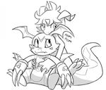  2017 blitzdrachin claws cute digimon dragon duo fak&eacute;mon fan_character fanmon female giramon guilmon hi_res hybrid lizard male reptile scalie sifyro_(character) sketch sven_(character) sven_the_giramon toe_claws vee4eva veemon vmon 