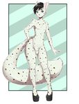  animal_genitalia anthro balls clothing feline footwear fully_sheathed fur girly hair hi_res high_heels looking_at_viewer male mammal nude sheath shoes smile solo standing suelix 