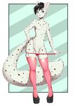  animal_genitalia anthro balls clothed clothing crossdressing feline footwear fully_sheathed fur girly hair hi_res high_heels legwear looking_at_viewer male mammal panties sheath shoes smile solo standing suelix thigh_highs underwear 