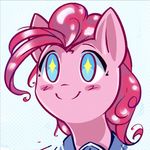  2017 animated blue_eyes earth_pony equine female friendship_is_magic hair horse mammal mirroredsea my_little_pony pink_hair pinkie_pie_(mlp) pony portrait reaction_image solo 