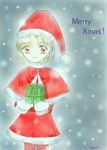  akazukin_chacha blonde_hair chacha open_eyes santa standing 