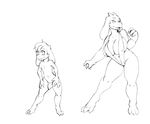  2017 age_difference animated anthro asriel_dreemurr big_breasts bikini boss_monster bouncing_breasts bouncing_penis breasts bulge byondrage caprine clothed clothing dancing duo female greyscale male mammal mature_female monochrome mother mother_and_son navel parent penis simple_background skimpy slightly_chubby sling_bikini son swimsuit thong toriel undertale video_games white_background wide_hips young 
