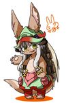  artist_request furry grey_eyes grey_hair long_hair made_in_abyss nanachi_(made_in_abyss) 