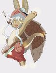  artist_request brown_eyes furry long_hair made_in_abyss nanachi_(made_in_abyss) white_hair 