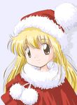  akazukin_chacha blonde_hair chacha open_eyes santa 