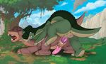  anal_penetration animated anus bite chacomics cum dinosaur feral forced gay land_before_time littlefoot loop male penetration penis rape scalie shorty taliesinthedragoon the_land_before_time washa 