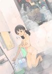  akinbo_(hyouka_fuyou) bad_id bad_pixiv_id bangs barefoot basin bath bathing bathroom breasts brown_eyes brown_hair crossed_arms doraemon doraemon_(character) dutch_angle empty_eyes glasses gouda_takeshi groin highres honekawa_suneo indoors kneeling knees_together_feet_apart long_hair minamoto_shizuka multiple_boys muscle musical_note nipples nobi_nobita nude older open_mouth original parody peeping shampoo_bottle small_breasts steam tile_floor tile_wall tiles towel towel_rack twintails voyeurism wet whistling window 