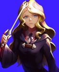  1girl blonde_hair blue_eyes diana_cavendish little_witch_academia long_hair serious solo tagme 