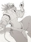  2014 anthro clothed clothing invalid_tag kmd023 male open_mouth reptile scalie solo terra_battle 