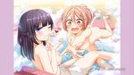  bathing endcard mizushina_hotaru naked netsuzou_trap okazaki_yuma tagme wet yuri 