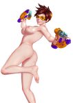  ass feet gun naked nipples overwatch pussy tracer transparent_png uncensored 