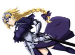  armor fate/apocrypha fate/stay_night koga_miyuki ruler_(fate/apocrypha) sword thighhighs transparent_png 