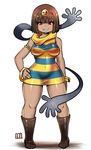  1girl character_request cofagrigus kenron_toqueen personification pokemon smile solo tagme 