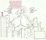  2017 aircraft alexl anthro beak big_breasts blush bottomless breasts building clothed clothing dinosaur female gigantess helicopter huge_breasts hyper hyper_breasts lactating macro mature_female nipples nude pussy reptile scalie smile species: therizinosaurus thick_thighs zexy(alexl) 