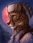  2017 amber_eyes ambiguous_gender anthro black_nose cheetah clothed clothing feline flashw fur hat mammal spots spotted_fur whiskers 
