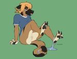  2016 4_toes absurd_res anthro anus bottomless canine claws clitoral_hood clitoris clothed clothing digital_media_(artwork) dog ear_piercing feet female german_shepherd hi_res hindpaw incorgnito legs_up mammal panties panties_around_one_leg paws piercing plantigrade pussy simple_background skylar_(incorgnito) soles solo spread_toes toe_claws toes tongue tongue_out underwear underwear_around_one_leg 