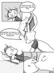  alolan_meowth ban_(artist) bed clothing collar comic eeveelution feifei kissing leafeon male male/male meowth nintendo pok&eacute;mon regional_variant simple_background text video_games 