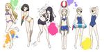  ;) ;o arms_behind_back arms_behind_head arms_up ass_visible_through_thighs ball barefoot beachball bikini bikini_skirt black_bikini black_hair blonde_hair blue_bikini blush braid breasts brown_eyes brown_hair caroline_(persona_5) cleavage dated eyepatch flat_chest floral_print full_body holding holding_ball innertube interlocked_fingers justine_(persona_5) kawakami_sadayo lavenza leaning_forward long_hair looking_at_viewer medium_breasts mifune_chihaya multiple_girls navel one-piece_swimsuit one_eye_closed open_mouth orange_bikini persona persona_5 print_bikini purple_bikini purple_eyes short_hair siblings side-tie_bikini signature simple_background sisters small_breasts smile splatter spoilers standing standing_on_one_leg striped striped_bikini swimsuit tougou_hifumi twins very_long_hair water water_gun werkbau white_background yellow_eyes 