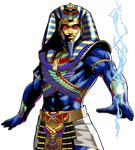  egyptian glowing glowing_eyes lightning lowres metal_slug metal_slug_attack official_art pharaoh pharaoh_(metal_slug) 