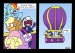  2017 applejack_(mlp) bobthedalek comic cowboy_hat dialogue english_text equine female feral fluttershy_(mlp) friendship_is_magic group hair hat horn horse mammal multicolored_hair my_little_pony outside pinkie_pie_(mlp) pony rainbow_dash_(mlp) rainbow_hair rarity_(mlp) text twilight_sparkle_(mlp) two_tone_hair unicorn 