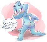  anthro balls butt cartoon_network cat cub feline gumball_watterson male mammal rexin solo the_amazing_world_of_gumball young 