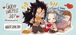  1boy 1girl couple fairy_tail gajeel_redfox hetero levy_mcgarden rusky tagme 