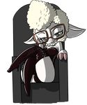 :3 alpha_channel anthro boots caprine chair clothing colored crown dawn_bellwether disney eyelashes eyewear female footwear glasses green_eyes half-closed_eyes leather mammal sheep sitting smile solo vono wool zootopia 