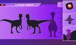  absurd_res anonymous_artist dinosaur feral hi_res imax invalid_tag legion_beast male model_sheet penis precum tongue 